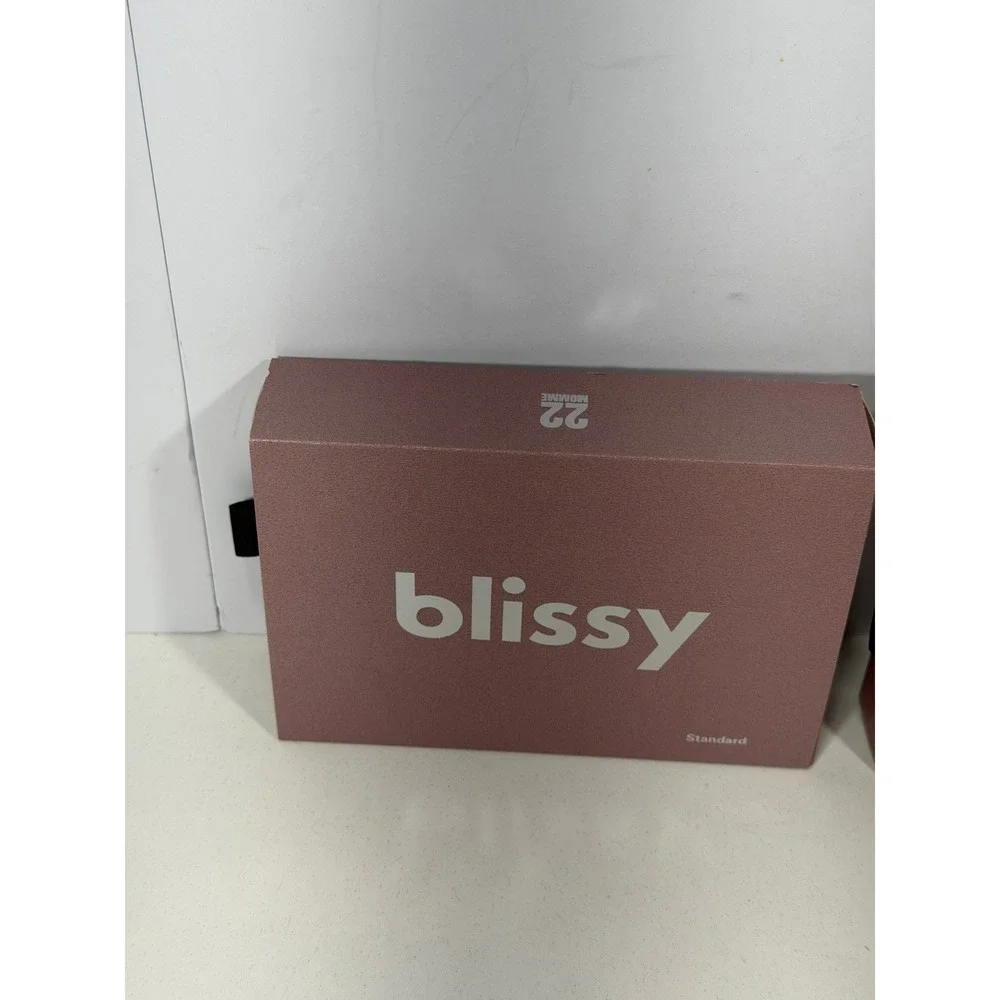 Blissy 100% Pure Mulberry Silk Pillowcase 22 Momme Rose Gold Standard Set of 2